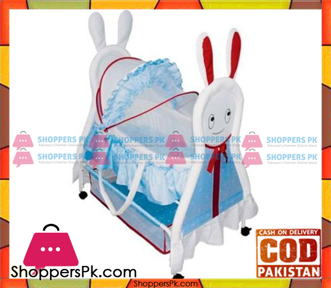 High Quality Baby Rocking Cradle Blue