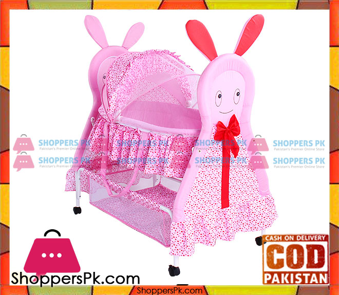 High Quality Baby Rocking Cradle Pink