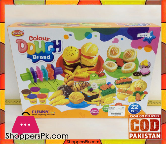 Kids Color Dough Bread 22 Pcs