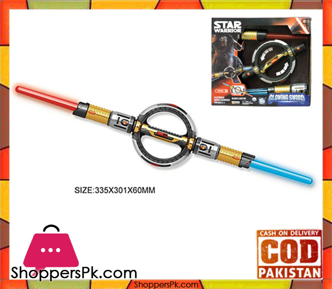 Star Warriors Glowing Sword Blades Light Up