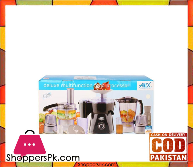 Anex AG-3053 - Food Processor - Black