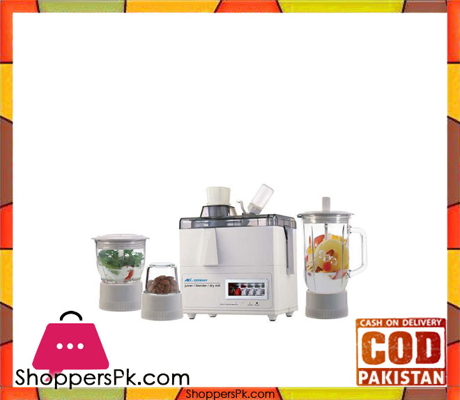 Anex AG-179 GL - Juice, Blender & Grinder - White