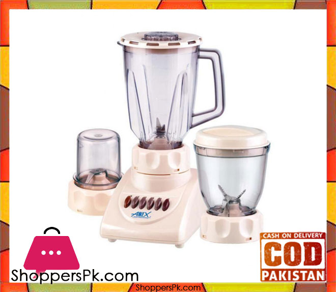 Anex AG-699UB - 3 in 1 Deluxe Blender with Grinder - Beige