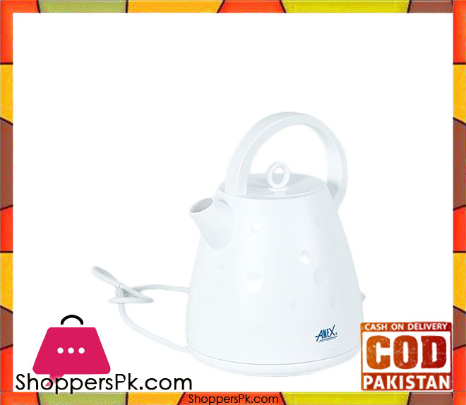 Anex Deluxe Fancy Kettle - AG 4043 - White