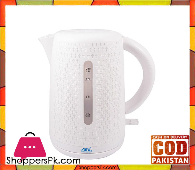 Anex AG-4041 - Deluxe Kettle - 1.7 Liters - White