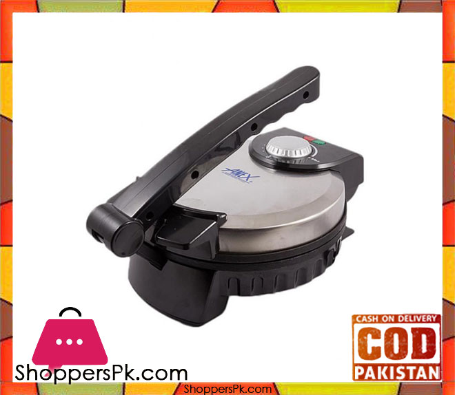 Anex AG-3062 - Deluxe Roti Maker - Black & Silver