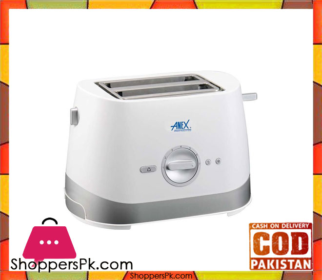 Anex AG-3019 - 2 Slice Toaster - White