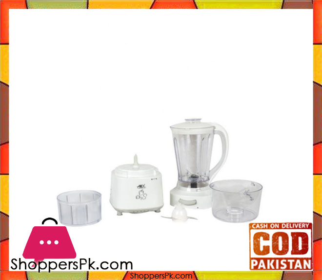 Anex AG-2046 - Deluxe Chopper Blender - 1000 Watts - White