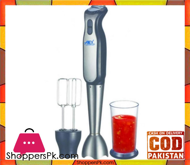 Anex Anex AG-129 Deluxe Hand Blender with beater - Silver