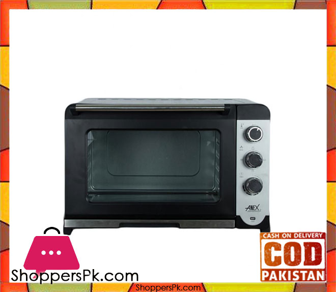 Anex AG-3068 - Oven Toaster with BBQ Grill - Black