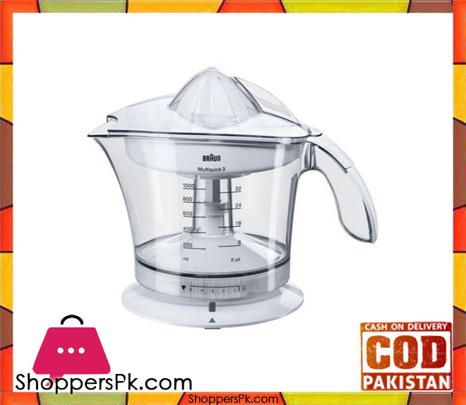 Braun Citrus Press Juicer - MPZ-9 - White