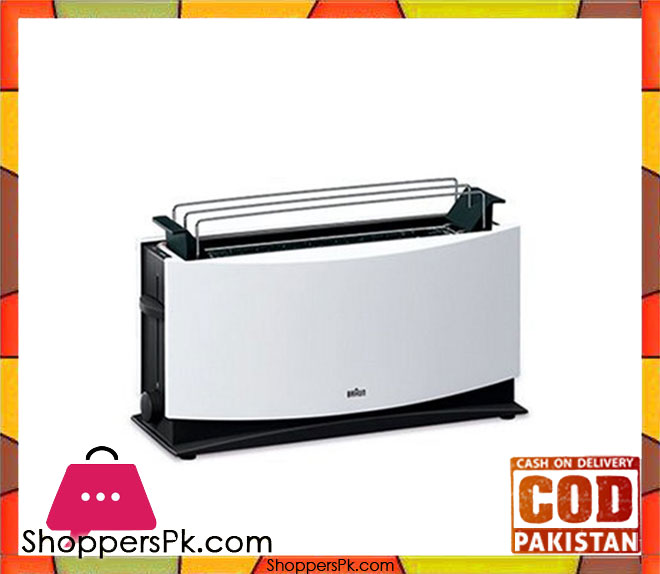 Braun HT-550 - MultiToast, 4 Slot Toaster - White