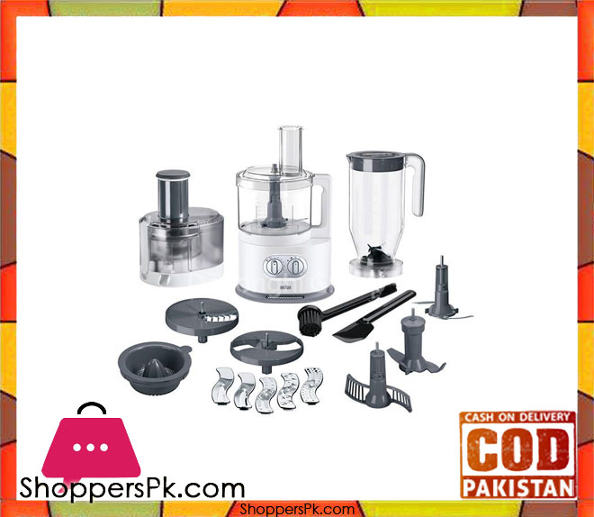 Braun FP-5160 - Identity Collection ALL in ONE Food Factory - 1000W