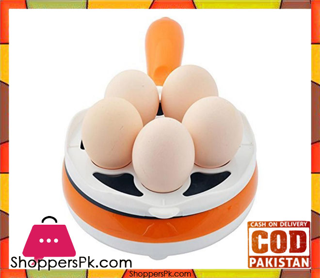 Fashion Mart Egg Frying Pan - White & Orange