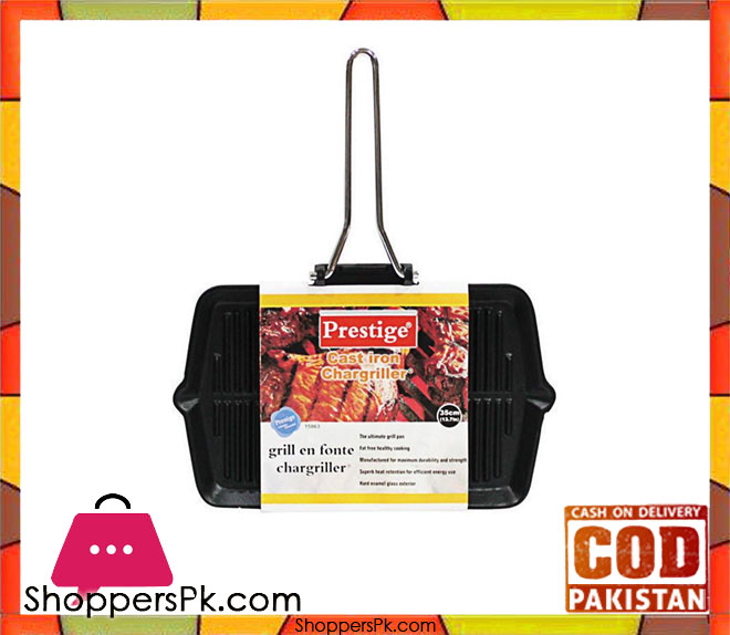 Prestige Cast Iron Chargriller Grill Pan 35 CM - 15863