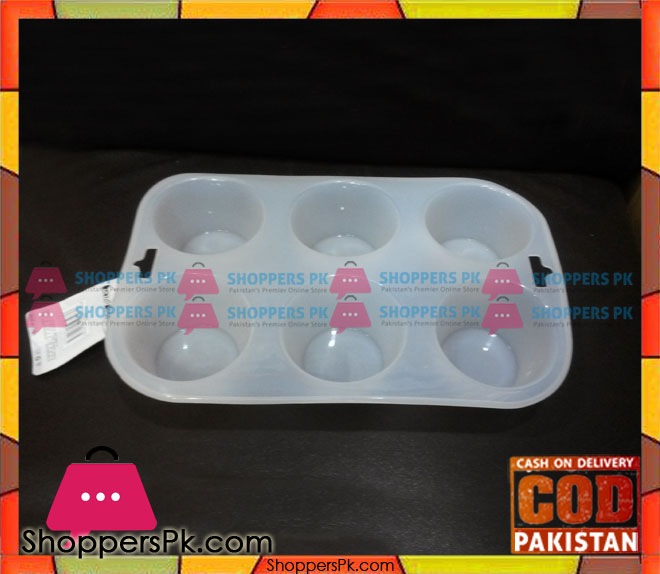 6 Cup SiliconeMuffin Pan Tray Mold