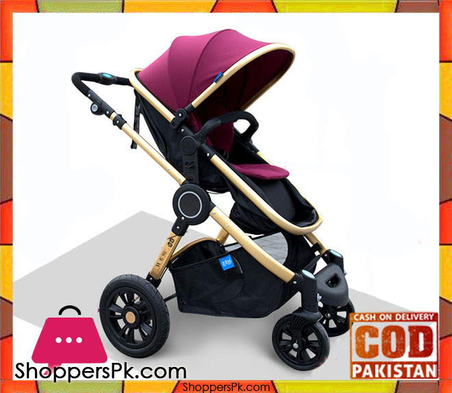 Baby High-Quality Stroller Two-way Four-wheeled Folding Baby Carriage