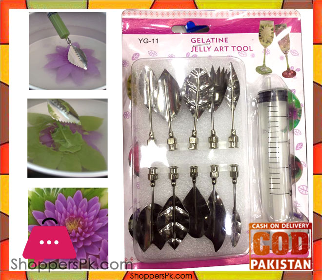 3D Gelatine Jelly Art Tool 11 Pcs