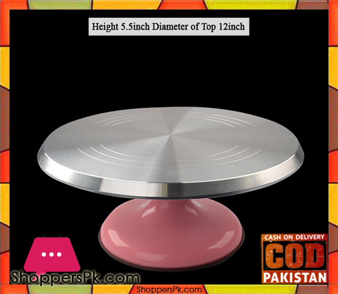 High Quality Cake Turntable Stainless Steel 12 inch