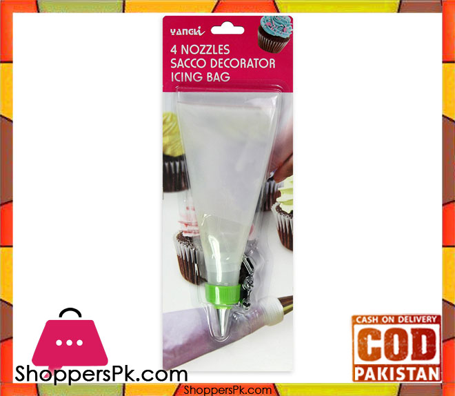 4 Nozzle Sacco Decorator Icing Bag