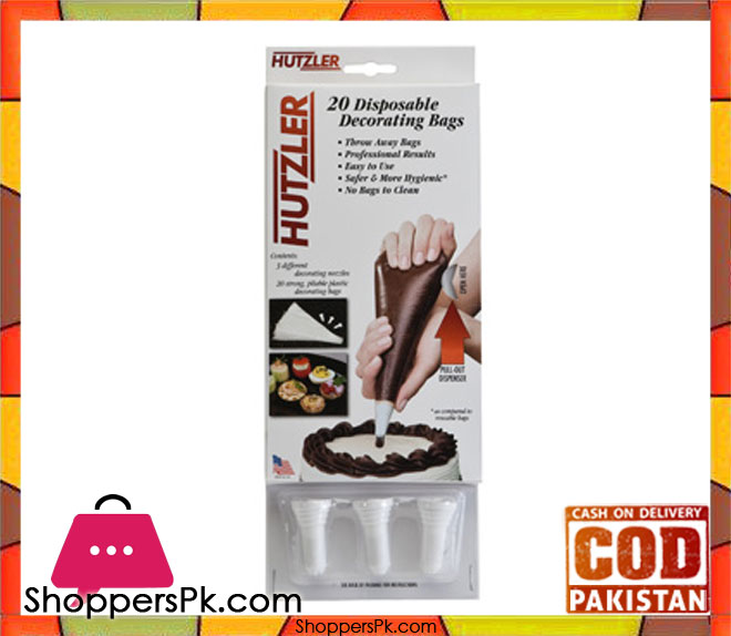 Hutzler Disposable Decorating Bags and Nozzles