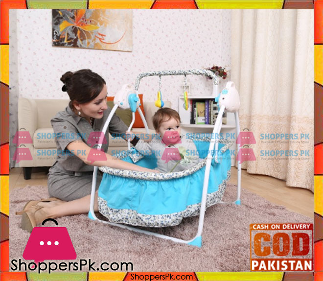 Electric Baby Swing Musical Crib MD-106