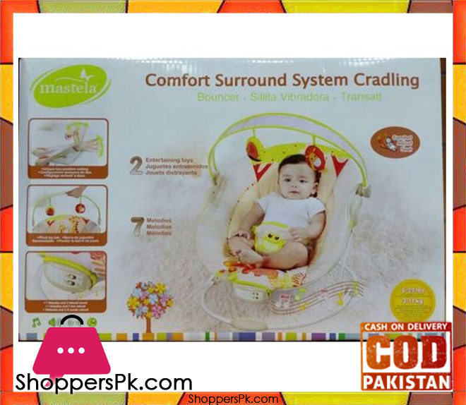 Mastela Comfort Surround System Cradling Vibrating Rocking Chair 6418