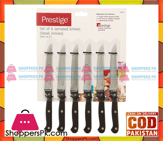 Prestige Serrated 6 Piece Knives Set 57110