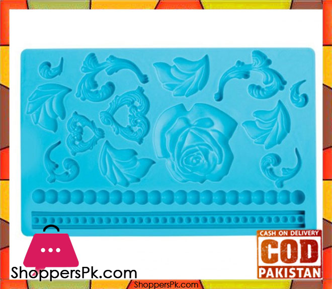 Silicone Fondant Gumpaste Mold Baroque Designs