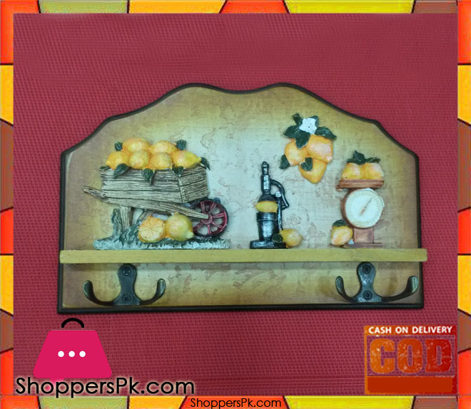 Wall Hanging Keys Holder Wooden 4 Hook