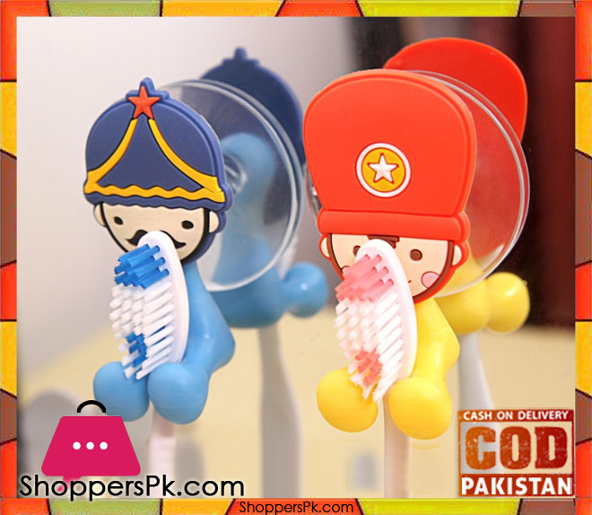 3D Cartoon Animal Tooth brush Holder Suction Hook 1 Pcs