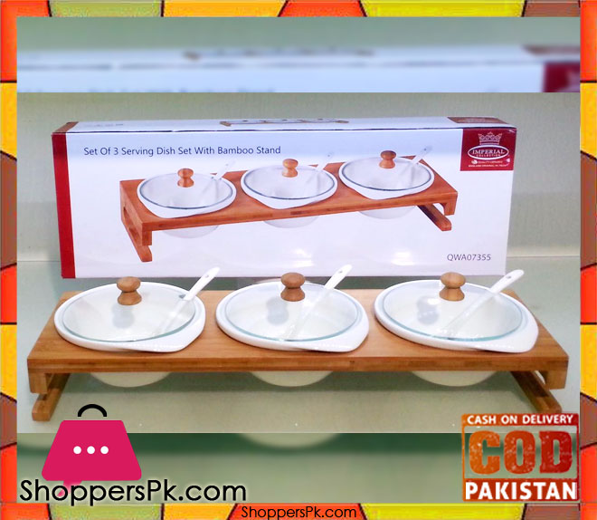 Imperial Set Of 3 Serving Dish QWAO7355