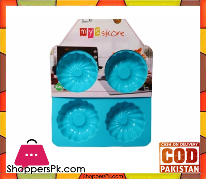 MYS SILICONE 4 Muffin Cake Mold