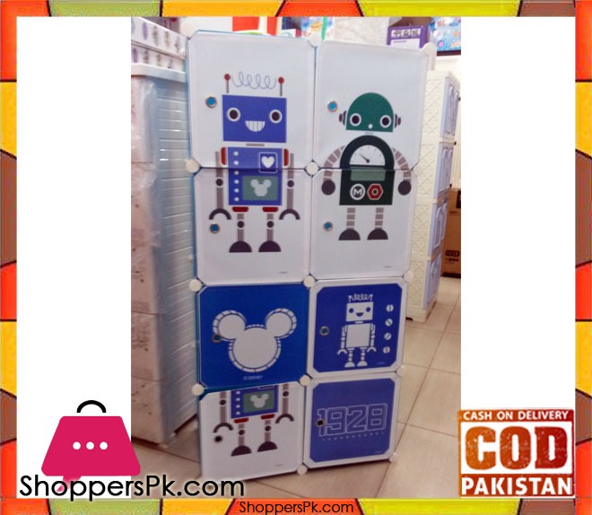 Portable 8 Cube Cabinet Robo 1982