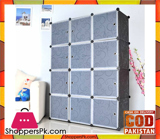 Intelligent Plastic Portable Cube Cabinet - Portable Cabinet 12 Cube