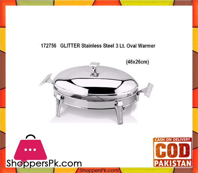 REGENT 172756 GLITTER 3Ltr Oval Dish