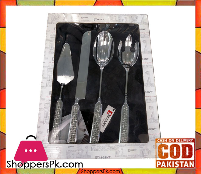 REGENT CK0044CW GLITTER 4Pcs Spoon Set