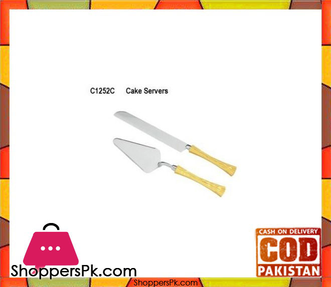 Regent Onda 2 Pcs Cake Knife #C1252CG
