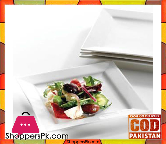 Symphony 4 Square Plate19cm #SY4277