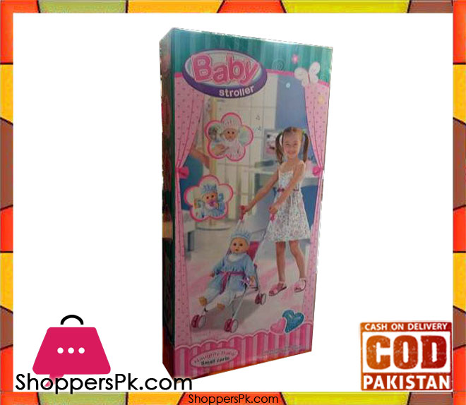 Stroller with 14 inch Baby Doll with Music