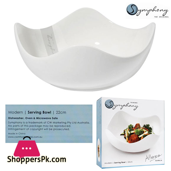 Symphony Modern Serving Bowl 22CM #SY5087