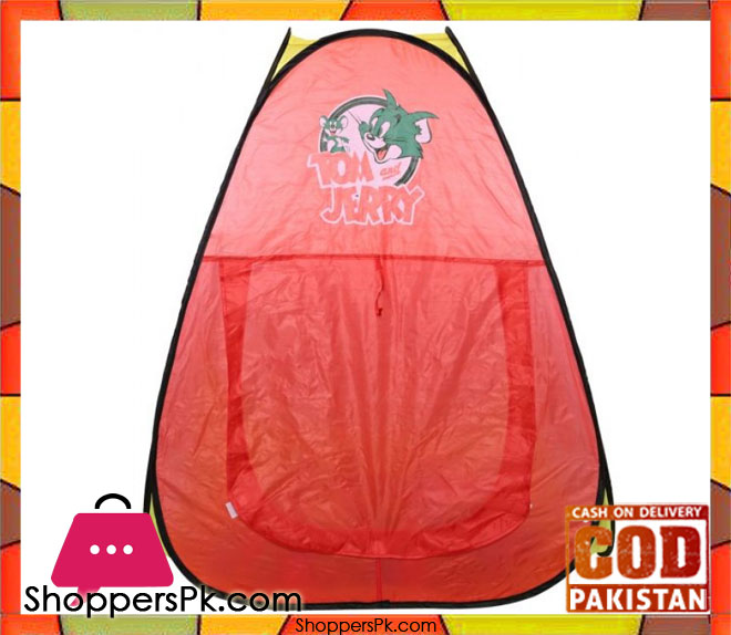Tom and Jerry Foldable Kids Play Tent with 100 Soft Balls SG7003TJ-2