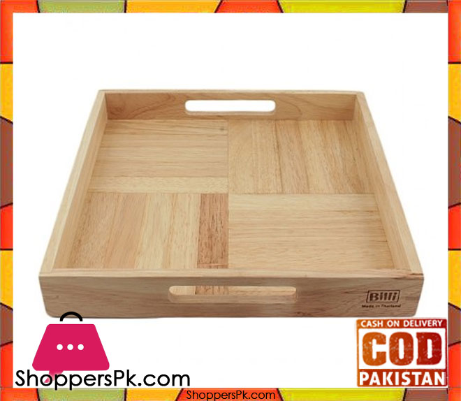 Billi Wood Tray Large #WAELT2 Thailand Made
