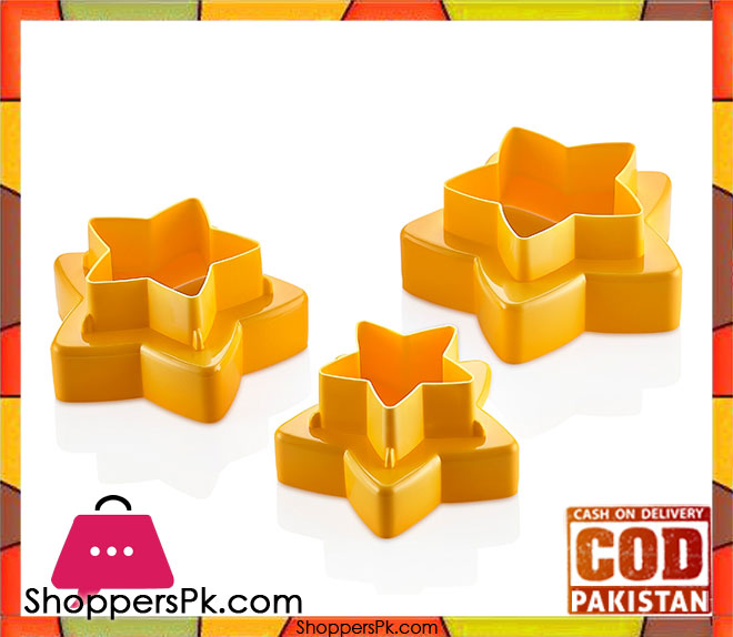 3x Double Sided Star Cookie Cutter