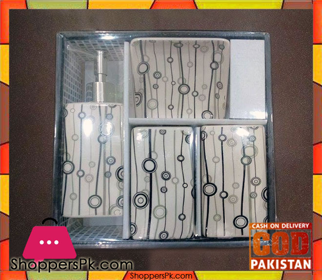 4Pcs Ceramic Bathroom Set B2