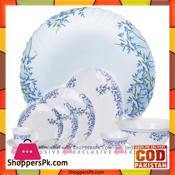 Arcopal Aliya Blue 38 Pieces Dinner Set -L7796