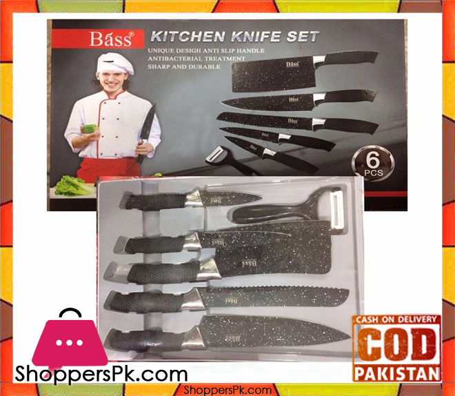 BASS Kitchen Knife Set 6Pcs