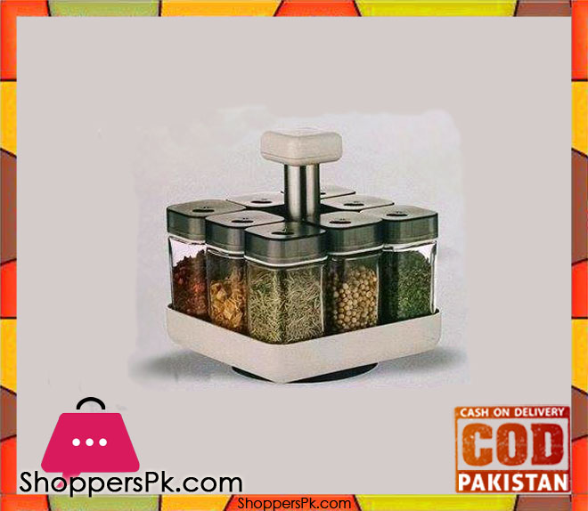 Brilliant Spice Rack 8 Jar 6-C BR0134