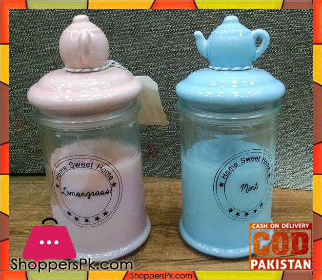 Fragrance Glass Storage Jar Candle 1Pcs Long Burn Time