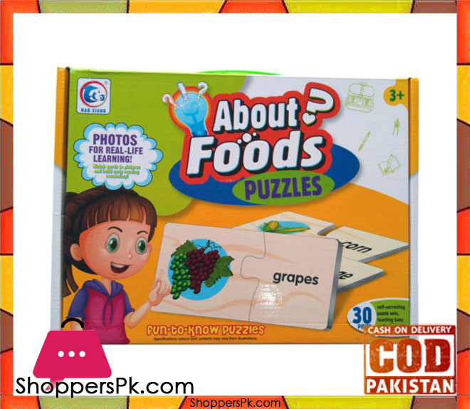 Fun To Know 3 in 1 Fruit Puzzles Game 2091B